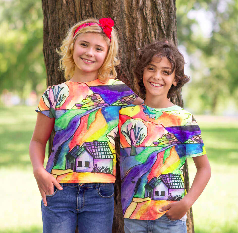 Print Your Kid’s Art on Fabric!